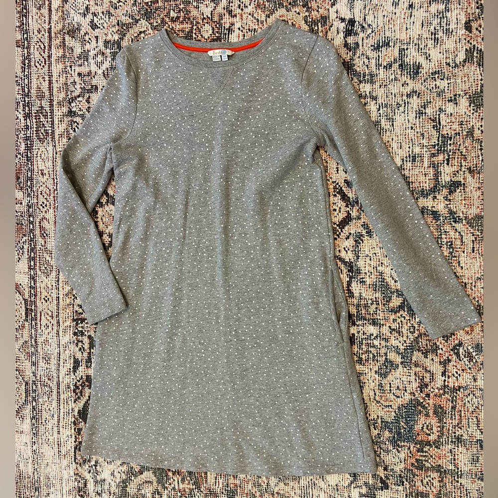 Boden polka dot sweatshirt dress, Women’s 4